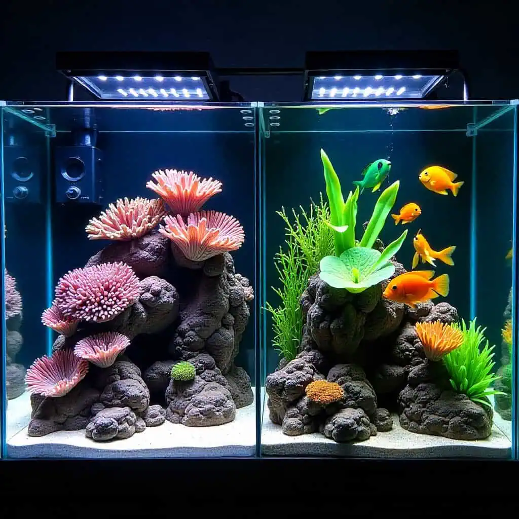 Difference Between Reef Tanks and Aquarium Fish Tanks