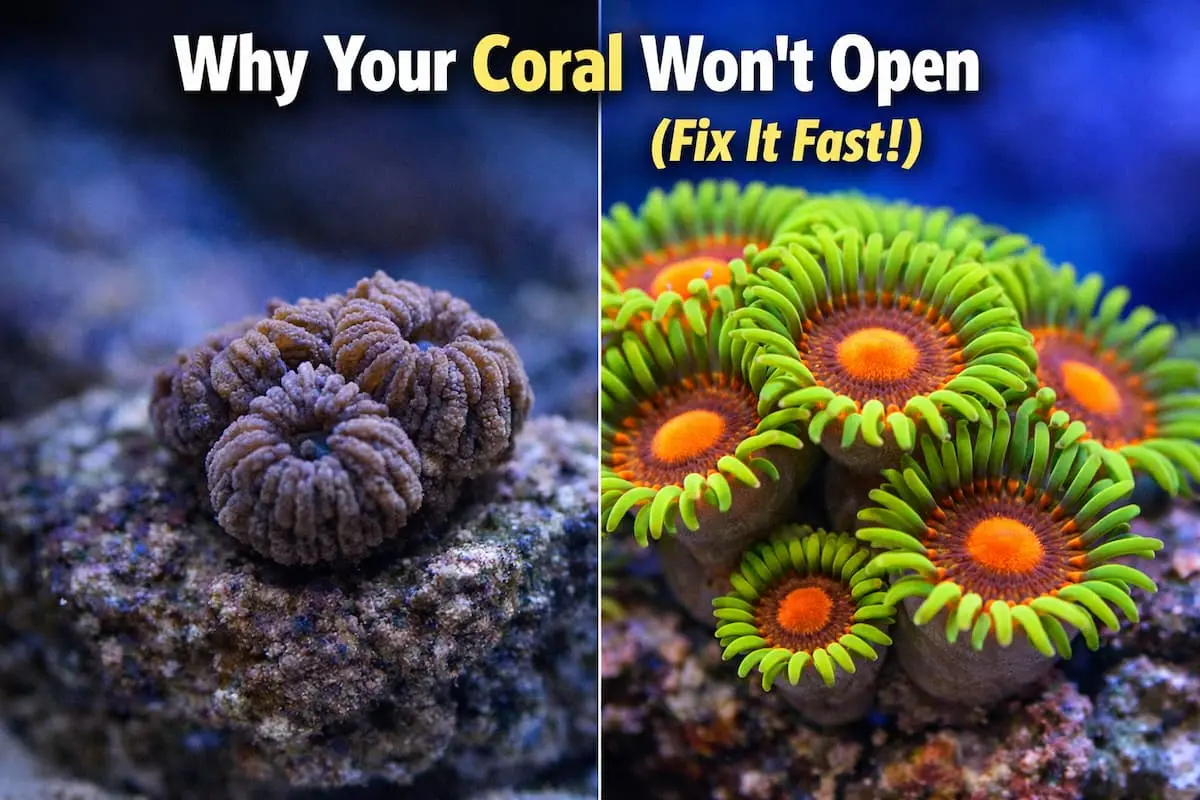 Why is My Coral Not Opening?